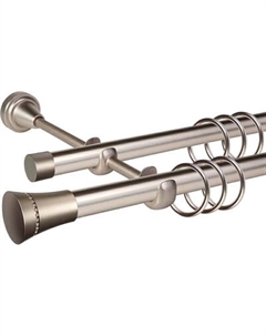 Карниз для штор АС ФОРОС Grace D19Г/19Г + наконечники Астурия Ас форос