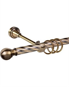 Карниз для штор АС ФОРОС Grace D19К + наконечники Шар Стюард Ас форос