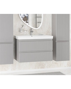 Тумба с умывальником Brevita Victory 80 / VIC-07080-0302Я+11080-KL