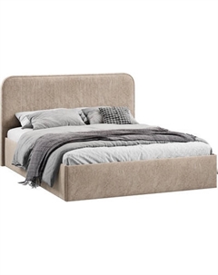 Двуспальная кровать ТриЯ Тиффани c ПМ 180x200 Тип 1 и заглушиной Трия