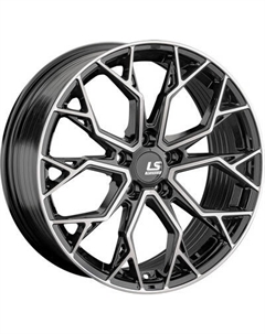 Литой диск LS wheels FlowForming RC61 18x8" 5x108мм DIA 63.3мм ET 45мм BKF Ls wheels