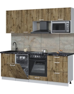 Кухонный гарнитур Интерлиния Мила Лайт 2.15-ПМ4