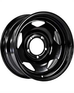 Штампованный диск Trebl OFR-3 16x7" 5x139.7мм DIA 110.1мм ET -20мм Black