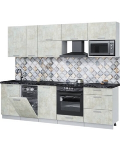 Кухонный гарнитур Интерлиния Мила Лайт 2.6-ПМ4