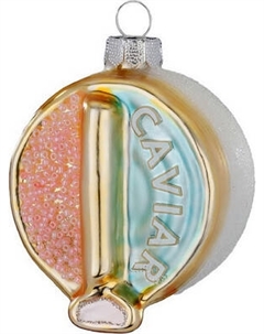 Елочная игрушка Inge's Christmas Figural Glass Ornaments Икра / 64921H120 Inge's christmas