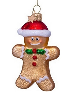 Елочная игрушка Vondels Человечек пряничный / 1222810085032