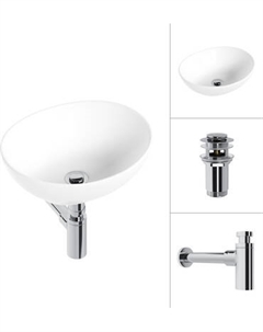 Умывальник Lauter 21652 + клапан 21190CH + сифон 21635CH