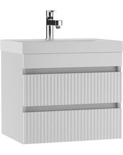 Тумба под умывальник Айсберг Unit 60 Бриз с двумя ящиками В2