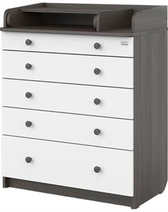 Комод пеленальный Атон Leo 805 с органайзером с шариковыми направляющими
