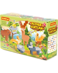 Конструктор Полесье Макси. Лесные жители / 94906