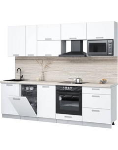 Кухонный гарнитур Интерлиния Мила Лайт 2.6-ПМ4