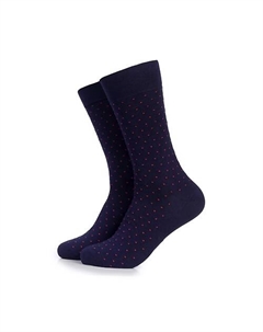 Носки мужские высокие темно-синие Orion Gentle Dots Tezido