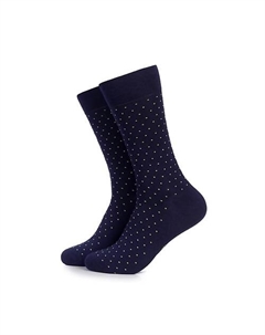 Носки мужские высокие темно-синие Orion Gentle Dots Tezido