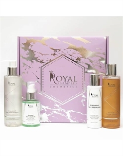 Набор для ухода за кожей лица, шеи и декольте Сleansing in pleasure Royal samples