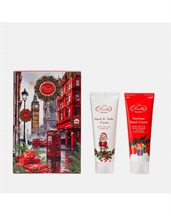 Подарочный набор крем для рук и ногтей+крем для рук питательный Liss kroully