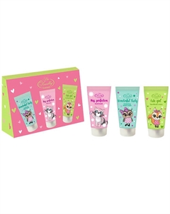 Подарочный набор Маска для рук + Крем для рук + Крем для рук и ногтей Liss kroully