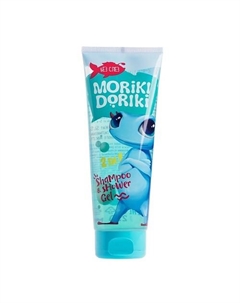 Детский гель-шампунь 2в1 "Без слез" Ruru 250 Moriki doriki
