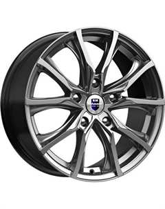 Литой диск K&K Твист 17x7.5" 5x120мм DIA 67.1мм ET 42мм Дарк платинум K&k