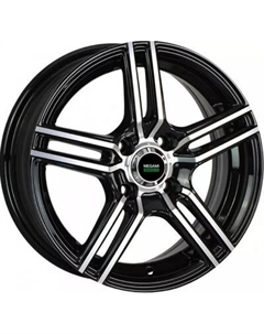 Литой диск Megami MGM-1 16x6.5" 5x114.3мм DIA 67.1мм ET 46мм BKF