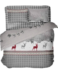 Комплект постельного белья Блакiт Фланель 2сп 70х70 Лапландия 4531 / 615901