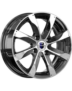 Литой диск K&K Джемини 15x6" 4x114.3мм DIA 67.1мм ET 46мм Алмаз черный K&k