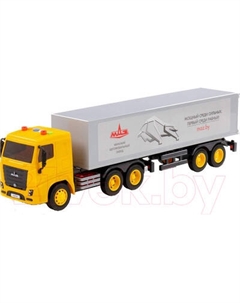 Автомобиль игрушечный Полесье Маз Тягач с полуприцепом со звуком и светом / 94124