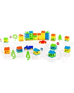 Конструктор Полесье Построй свой город / 53732