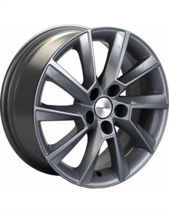 Литой диск Khomen KHW1507 Polo 15x6" 5x100мм DIA 57.1мм ET 40мм Gray