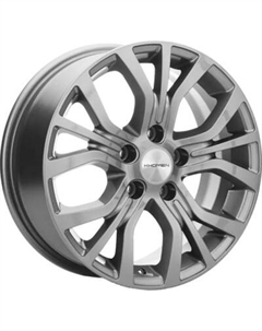Литой диск Khomen KHW1608 Opel Zafira 16x6.5" 5x110мм DIA 65.1мм ET 43мм Gray