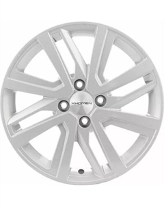Литой диск Khomen KHW1609 Stepway 16x6" 4x100мм DIA 60.1мм ET 37мм F-Silver
