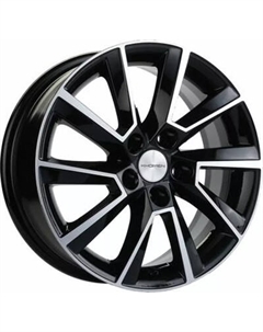 Литой диск Khomen KHW1507 Polo 15x6" 5x100мм DIA 57.1мм ET 40мм Black FP