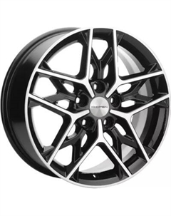 Литой диск Khomen KHW1709 Ford C-Max 17x7" 5x108мм DIA 63.35мм ET 50мм Black FP