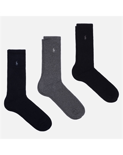 Комплект носков 3-Pack Crew Long Sports Polo ralph lauren