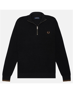 Мужской свитер Waffle Stitch Half Zip Fred perry