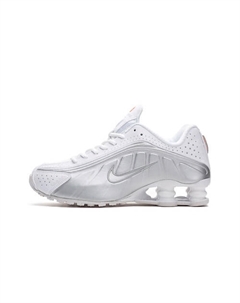 Кроссовки женские спортивные Shox R4 WMNS White Metallic Silver AR3565-101 Nike