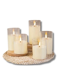 Набор из 5 свечей стаканы D7 микс Jameure