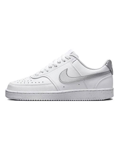 Кроссовки Court Vision 1 Low Next Nature White Metallic Silver Womens Nike