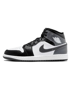 Кроссовки 1 Mid Black White Iron Grey Nike