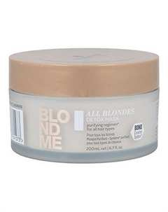 Маска детокс для всех типов волос блонд BLONDES DETOX MASK 200 Blond me