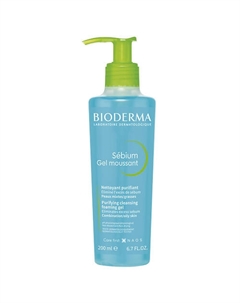Гель для умывания жирной и проблемной кожи лица Sebium (помпа) 200 Bioderma