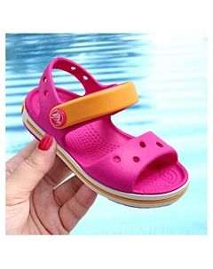 Детские сандалии Crocband Sandal Kids 12856 Electric Pink Crocs