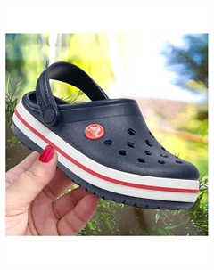 Клоги Crocband Kids Clog Navy Red Crocs
