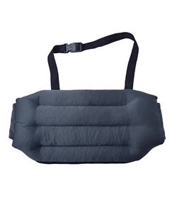 Автомобильная подушка для сидения под поясницу "Дальнобойщик-Люкс" с лузгой гречихи Smart textile