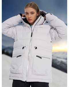 Пуховик женский, Розовый Термит