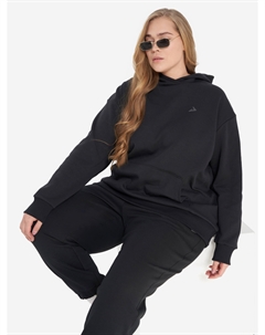 Худи женское, Plus Size, Черный Demix