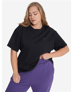 Футболка женская, Plus Size, Черный Demix