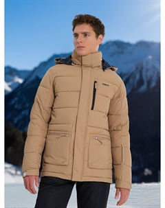 Пуховик мужской, Коричневый Термит