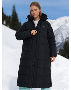 Пуховик женский, Черный Термит