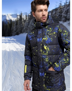 Пуховик мужской, Черный Термит