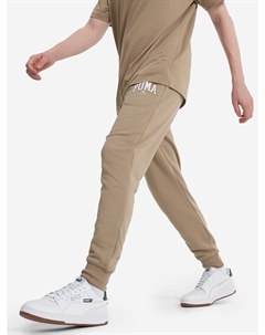 Брюки флисовые мужские, Бежевый Puma